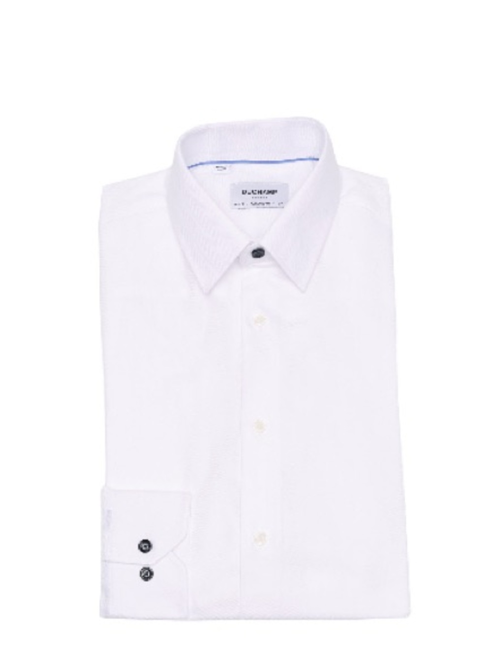 Duchamp White Long-Sleeve Button-Up Dress Shirt